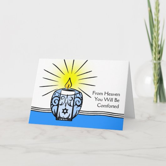 Joodse thema sympathie uit de hemel kaart (Voorkant)