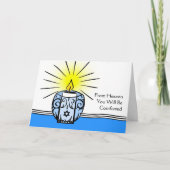 Joodse thema sympathie uit de hemel kaart (Voorkant)