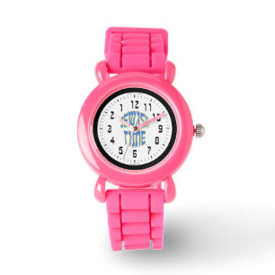 Joodse tijd omgekeerde cijfers Women's Sport Watch Horloge
