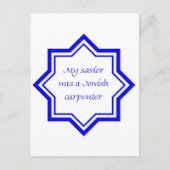 joodse timmerman briefkaart (Voorkant)
