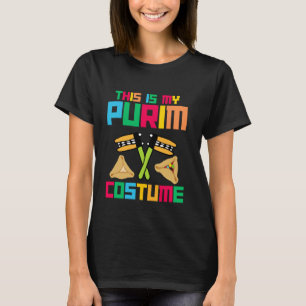 Joodse Traditie Dit Is Mijn Purim Kleding Plezier T-shirt