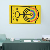 Joodse trots LGBTQ Spandoek (Beurs)