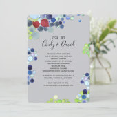 Joodse Trouw Uitnodiging - Romantisch Bos (Staand voorkant)