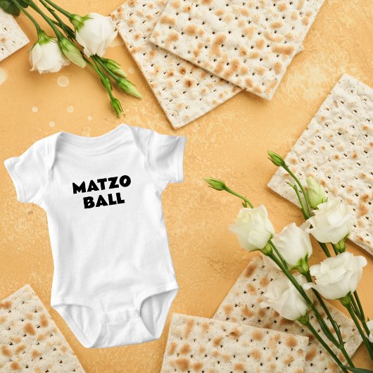 Joodse vakantie Pesach Pascha Matzo Ball Romper