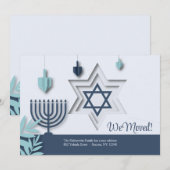 Joodse verhuisadvertentie aankondiging (Voorkant / Achterkant)