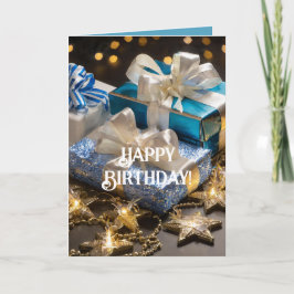 Joodse Verjaardag Kaart, 5 "x 7" Gevouwen Wenskaar Kaart