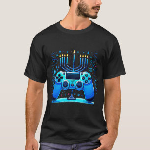 Joodse Videogameconsole Gamer Hanukkah Chanukah T-shirt