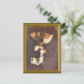 joodse vintage-afbeelding briefkaart (Staand voorkant)