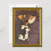 joodse vintage-afbeelding briefkaart (Voorkant / Achterkant)