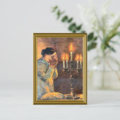 joodse vintage-afbeelding briefkaart (Staand voorkant)