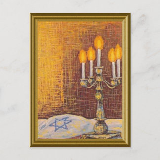 joodse vintage-afbeelding briefkaart