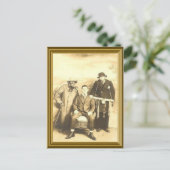 joodse vintage-afbeelding briefkaart (Staand voorkant)