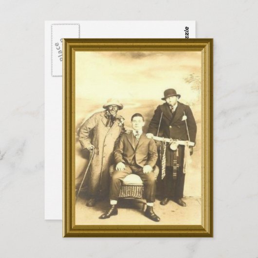 joodse vintage-afbeelding briefkaart (Voorkant / Achterkant)