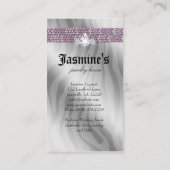 Joodse Visitekaartje Afrikaanse Amerikaanse Zebra  (Achterkant)