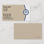 Joodse Visitekaartjes (Voorkant / Achterkant)