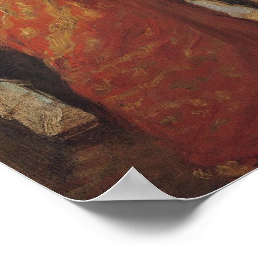 Joodse vrouwen op de Balcony, Algiers, 1849 Poster (Hoek)