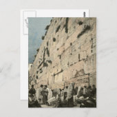 Joodse Wailing Wall Kotel Buraq Jerusalem  Briefkaart (Voorkant / Achterkant)