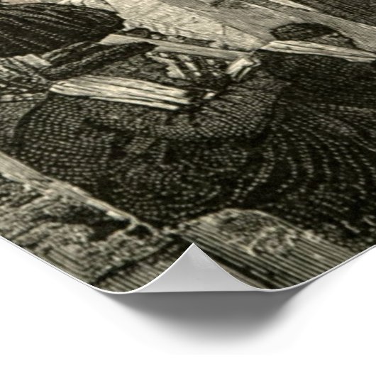 Joodse Wailing Wall Kotel Buraq Jerusalem  Poster (Hoek)