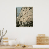 Joodse Wailing Wall Kotel Buraq Jerusalem  Poster (Keuken)