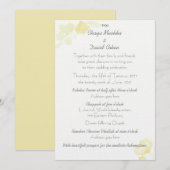 Joodse Waterverf voor het uitnodigen van bruiloft Kaart (Voorkant / Achterkant)