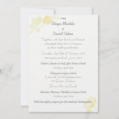 Joodse Waterverf voor het uitnodigen van bruiloft Kaart (Voorkant)