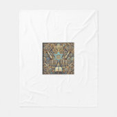 Joodse worp, fleece en sherpa deken (Voorkant)