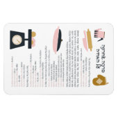 Joodse zegeningen na Meal Al haMichya in het Hebre Magneet (Horizontaal)