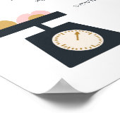 Joodse zegeningen na Meal Al haMichya in het Hebre Poster (Hoek)