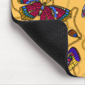 Joodvlinders en libellen op geel muismat (Hoek)