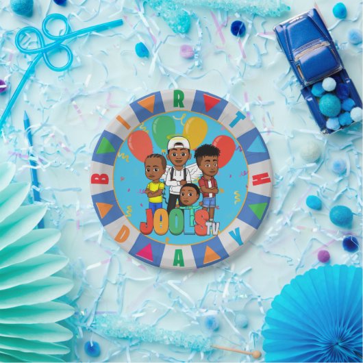JOOLS TV ®️ Blue 7 in dessert Bord (Feest)
