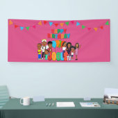 JOOLS TV ®️ Roze horizontale banner (Beurs)