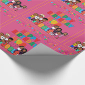 JOOLS TV ®️ Roze omslagpapier Cadeaupapier (Hoek)