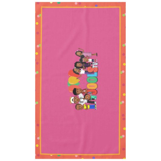 JOOLS TV ®️ Roze tablet Tafelkleed (Voorkant)