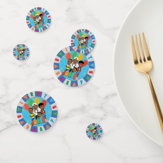 JOOLST TV ®️ Blue Table 60 PC Confetti (Groep)
