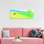 Joone running canvas afdruk (Insitu (Woonkamer))