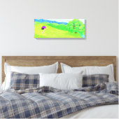 Joone running canvas afdruk (Insitu (Slaapkamer))