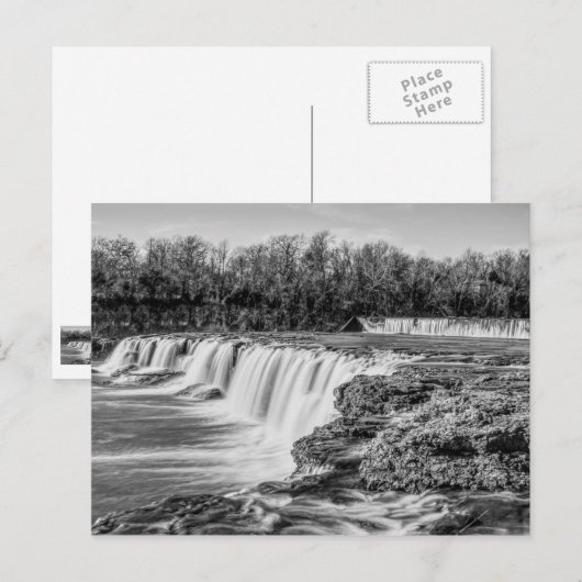 Joplin Grand Herfsten Overzicht Grayscale Briefkaa Briefkaart (Voorkant / Achterkant)