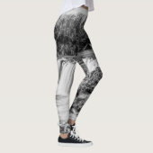 Joplin Grand Herfsten Overzicht Grayscale Leggings (Rechts)