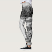 Joplin Grand Herfsten Overzicht Grayscale Leggings (Links)