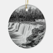 Joplin Grand Herfsten Overzicht Grayscale Ornament (Links)