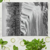 Joplin Grand Herfsten Overzicht Grayscale Theedoek (Gevouwen)