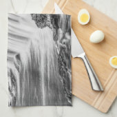 Joplin Grand Herfsten Overzicht Grayscale Theedoek (Quarter Fold)