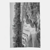 Joplin Grand Herfsten Overzicht Grayscale Theedoek (Verticaal)