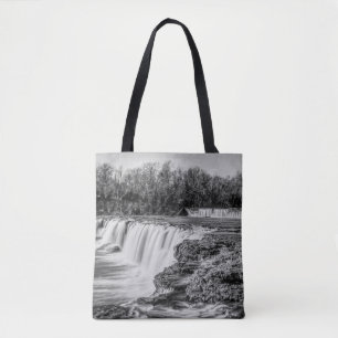 Joplin Grand Herfsten Overzicht Grayscale Tote Bag