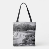 Joplin Grand Herfsten Overzicht Grayscale Tote Bag (Achterkant)