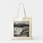 Joplin Grand Herfsten Overzicht Grayscale Tote Bag (Achterkant)