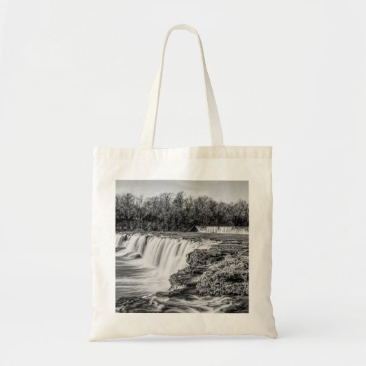 Joplin Grand Herfsten Overzicht Grayscale Tote Bag (Voorkant)