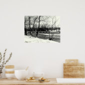 Joplin Missouri Shoal Creek Bridge Poster (Keuken)