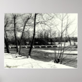 Joplin Missouri Shoal Creek Bridge Poster (Voorkant)