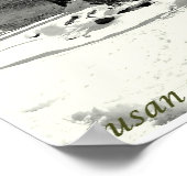 Joplin Missouri Shoal Creek Bridge Poster (Hoek)